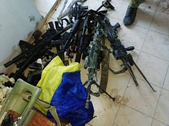 Uzbrojenie poległych ukraińskich żołnierzy