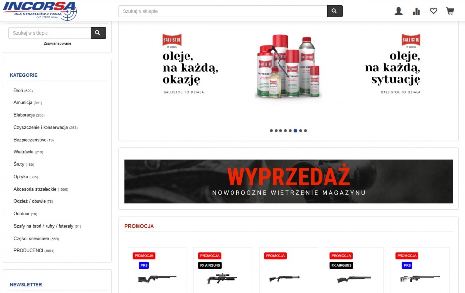 incorsa sklep