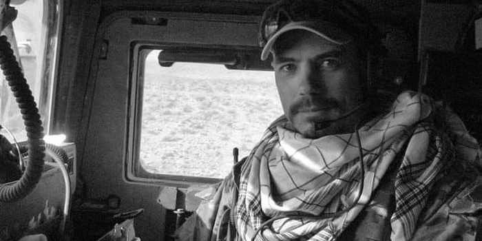 Płk Sławomir Berdychowski w Afganistanie. Foto. Archiwum JW GROM