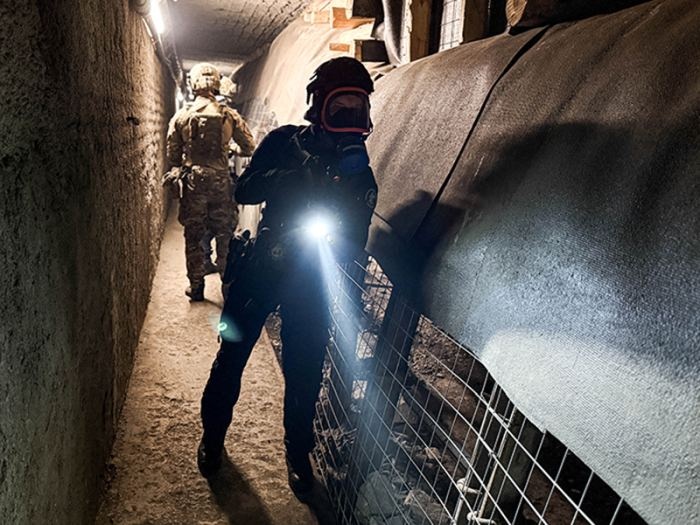 Ćwiczenia CBRNE na śląsku. Fot. Policja Śląska