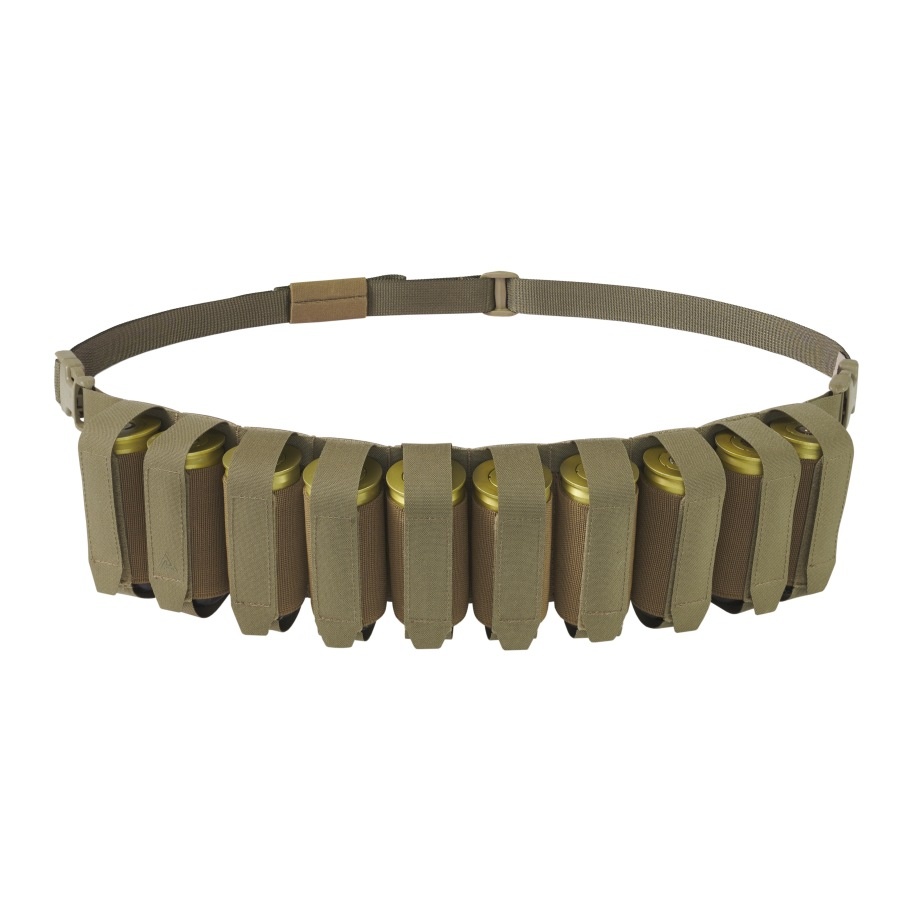 bandolier na granaty na białym tle