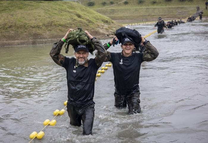 Uczestnicy na trasie GROM Challenge