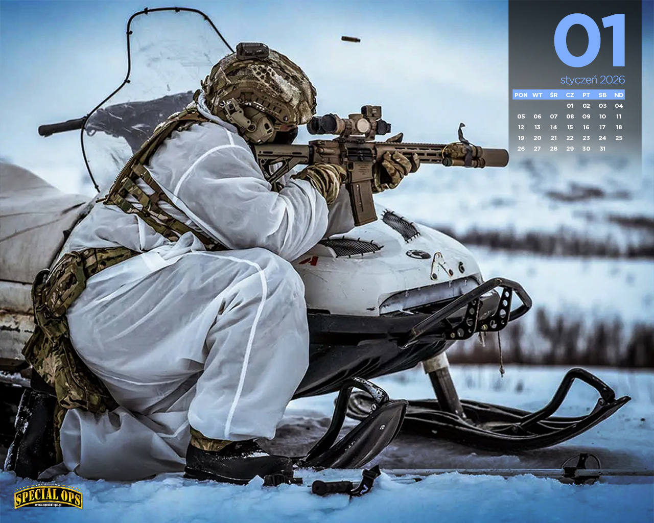 Tapety 2026 kalendarz styczeń
