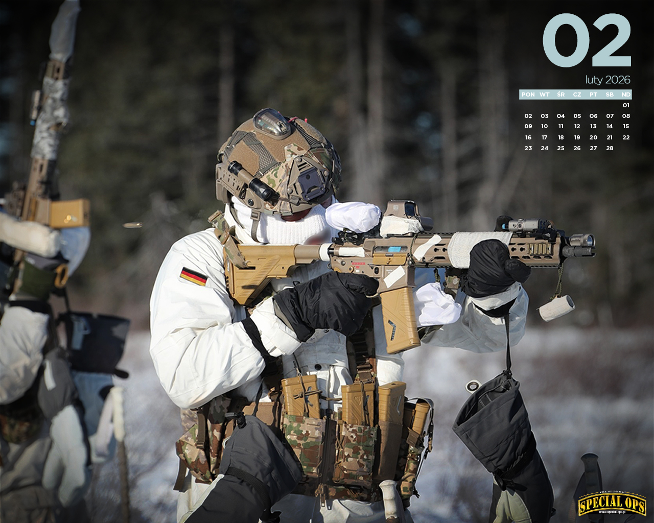 Tapety 2026 kalendarz luty