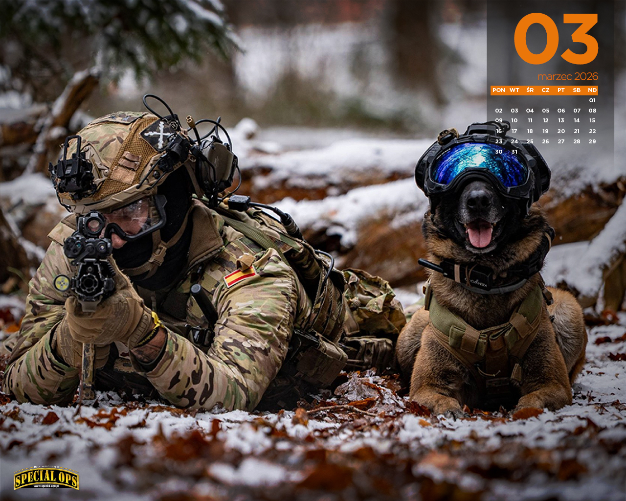 Tapety 2026 kalendarz marzec