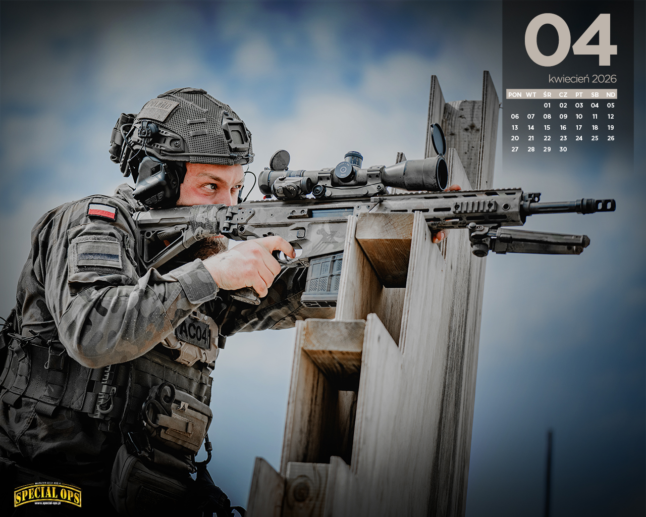 Tapety 2026 kalendarz kwiecień